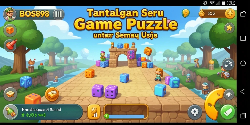 Tampilan gameplay seru dan menantang dari BOS898.