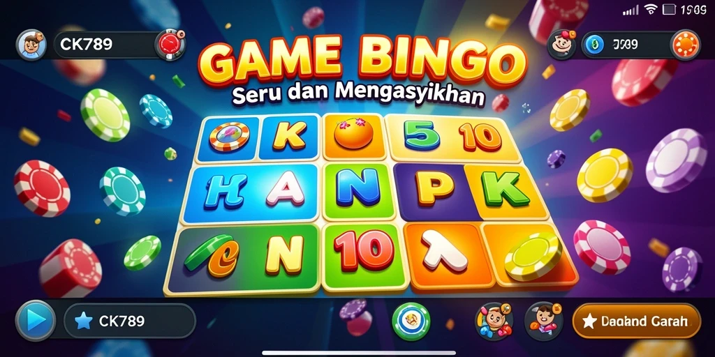 Tampilan menarik saat bermain Bingo di CK789.
