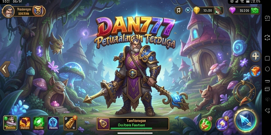 Tampilan gameplay seru di dunia fantasi DAN777.