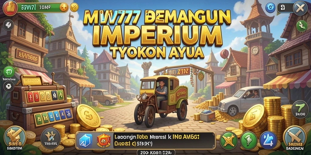 Tampilan grafis dari gameplay HW777 yang menarik dan penuh warna.