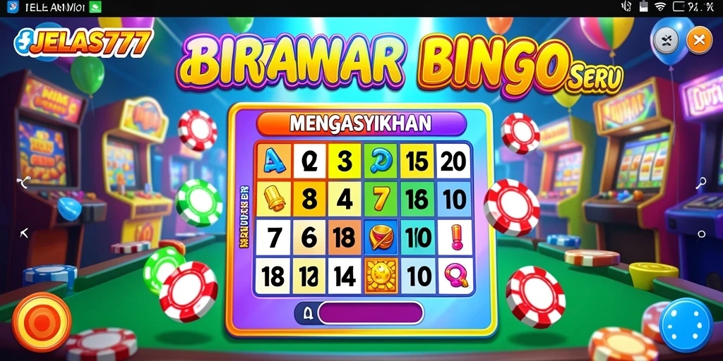 Screenshot gameplay JELAS777 yang menunjukkan serunya permainan Bingo.