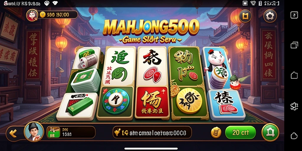 Gameplay seru dan menarik dalam aplikasi MAHJONG500.