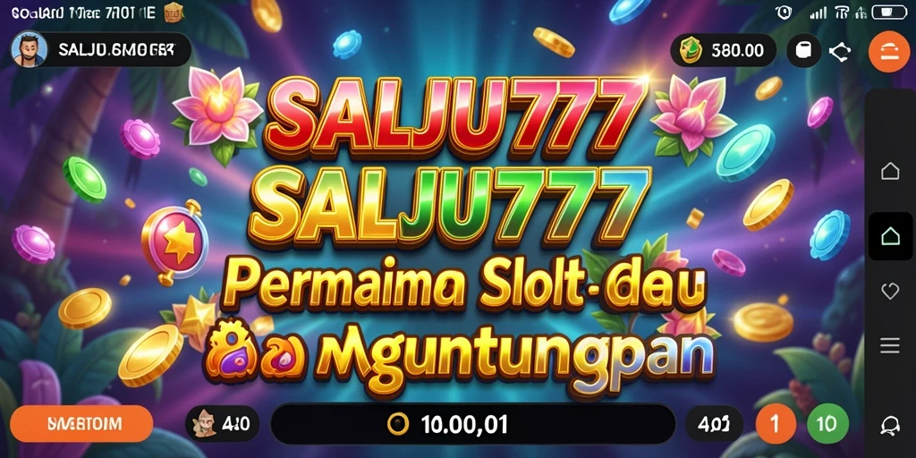 Tampilan gameplay SALJU777 yang menarik dan interaktif.
