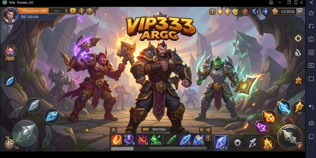 Tampilan menakjubkan dari gameplay ARPG yang dinamis.